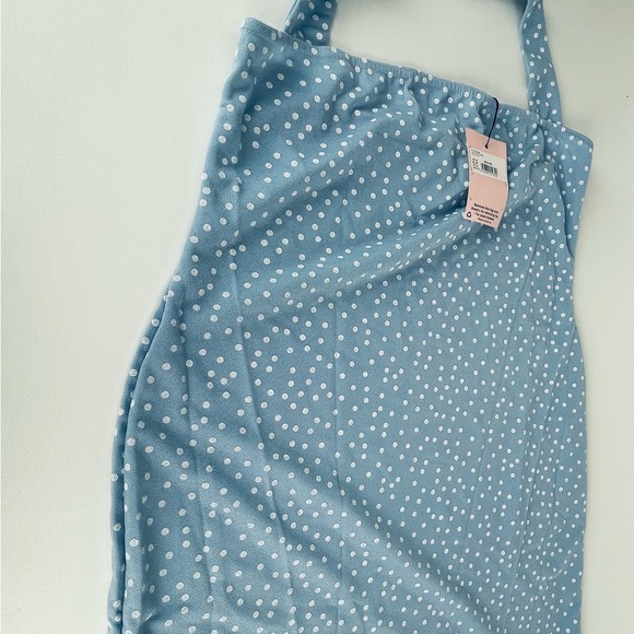 HALTER MINI GRESS
Colour: BLUE - Picture 1 of 5